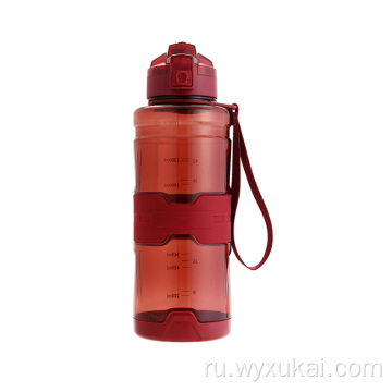 Изготовленная на заказ прозрачная герметичная бутылка для воды для спортзала